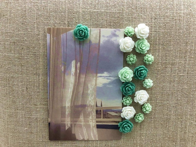 Temoyj 24Pcs Decorative Pushpins,Cork Board Tacks,Bulletin Board Tacks,Thumb Tack Decorative for CorkBoard, Office Organization or Home, Green - Image 4